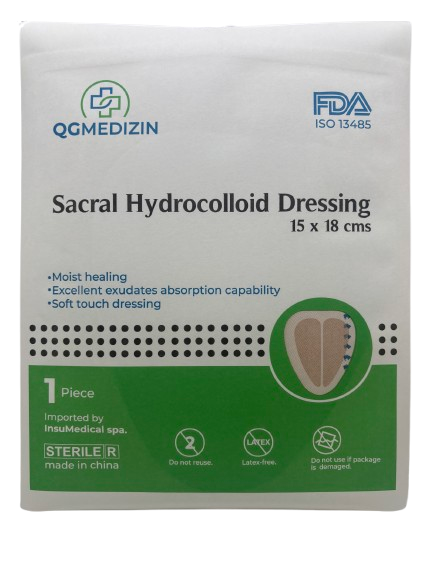 Apósito Hidrocoloide Sacro 14cm x 18cm con adhesivo suave