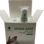 Pack 12 u/n Venda de gasa Semi Elástica 10cm x 4mt