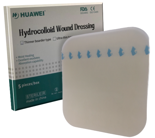 Apósito Hidrocoloide Fino 10x10, con adhesivo suave al tacto