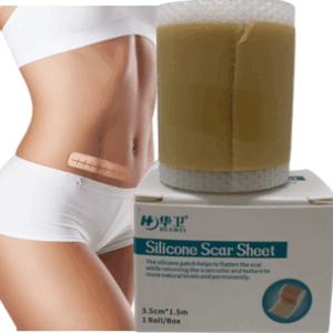 Cinta silicona color piel para cicatrices 3,5cm x 1.5mts